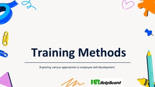 Training and Development Methods