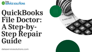 QuickBooks File Doctor A Step-by-Step Repair Guide