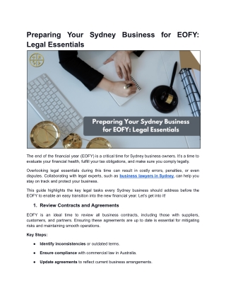 Preparing Your Sydney Business for EOFY_ Legal Essentials