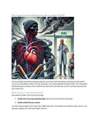 The Impact of Secondhand Smoke on Heart Health