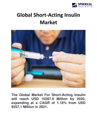 Global Short-Acting Insulin Market