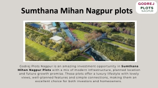 Sumthana Mihan Nagpur plots