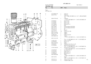 SAME antares 110 Tractor Parts Catalogue Manual Instant Download