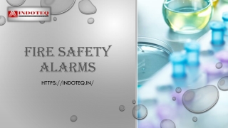 Fire Safety Alarms - www.indoteq.in