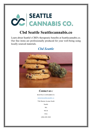 Cbd Seattle Seattlecannabis.co