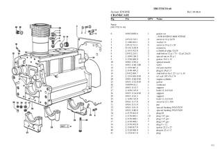 SAME frutteto 60 Tractor Parts Catalogue Manual Instant Download