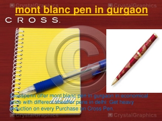 mont blanc pen in gurgaon