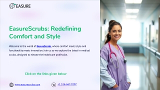 EasureScrubs Redefining Comfort and Style with the Best Medical Scrubs