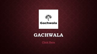 Gachwala – Your Journey to a Greener World