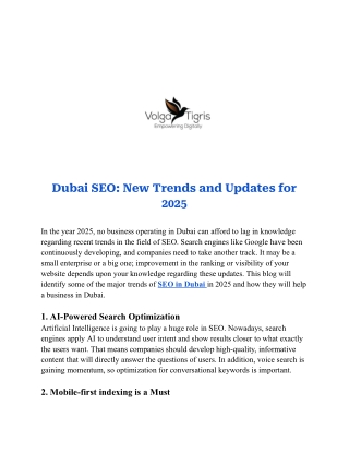 Dubai SEO_ New Trends and Updates for 2025