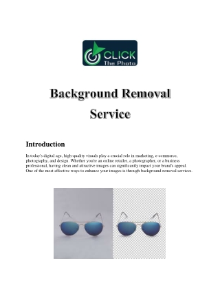 Background Removal services 2