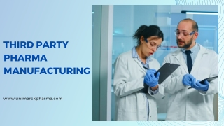 Third-Party Manufacturing Services Benefits in India