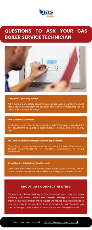 Questions to Ask Your Gas Boiler Service Technician