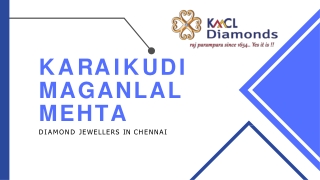 Diamond Jewellers Chennai, Karaikudi Maganlal Diamond Jewellery in Chennai