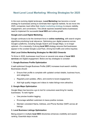 Local Marketing Strategies for 2025 HF Blog 03-02-2025