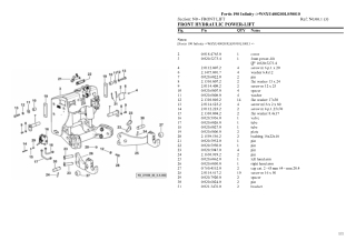 SAME fortis 190 infinity Tractor Parts Catalogue Manual Instant Download (SN wsxu400200ls50010 and up)