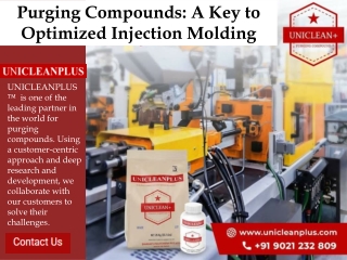 Purging Compounds: A Key to Optimized Injection Molding