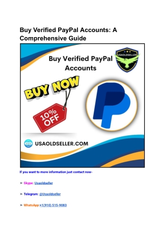 Buy Verified PayPal Accounts_ A Comprehensive Guide