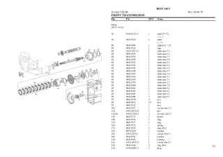 SAME iron 140 s Tractor Parts Catalogue Manual Instant Download