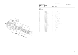 SAME iron 150 s Tractor Parts Catalogue Manual Instant Download