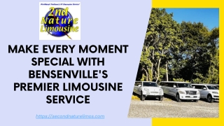 Make Every Moment Special with Bensenville's Premier Limousine Service