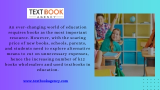 The Increasing K12 Books Wholesalers and Used Textbooks in Education