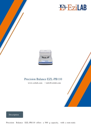 Precision-Balance-EZL-PB110