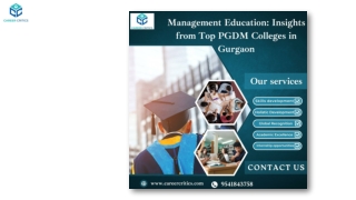 Management Education: Insights from the Best PGDM Colleges in gurgaon