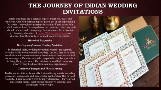 The Journey Of Indian Wedding Invitations