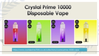 Crystal Prime 10000 Disposable Vape