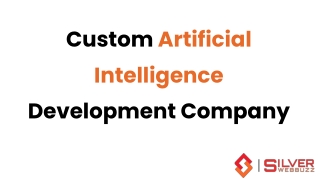 Artificial Intelligence Development Company - SilverWebBuzz
