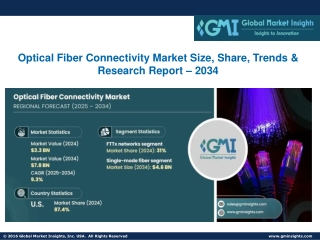 Optical Fiber Connectivity Market Size, Share, Trends & Research Report – 2034