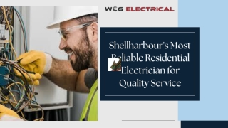 Shellharbour's Most Reliable Residential Electrician for Quality Service