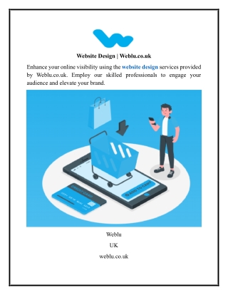 Website Design Weblu.co.uk