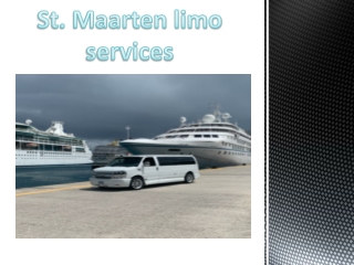 St. Maarten limo services