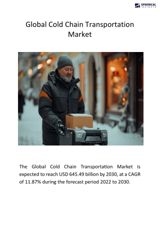 Global Cold Chain Transportation Market
