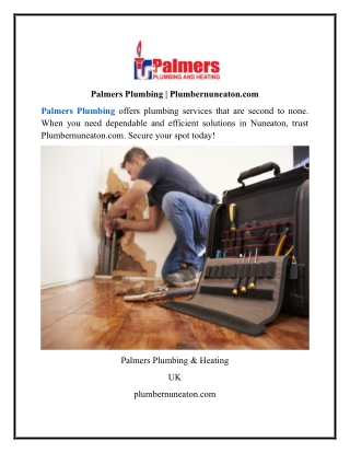 Palmers Plumbing Plumbernuneaton