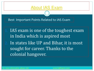 We make you fully aware About IAS Exam