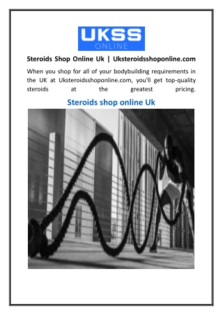 Steroids Shop Online Uk  Uksteroidsshoponline.com