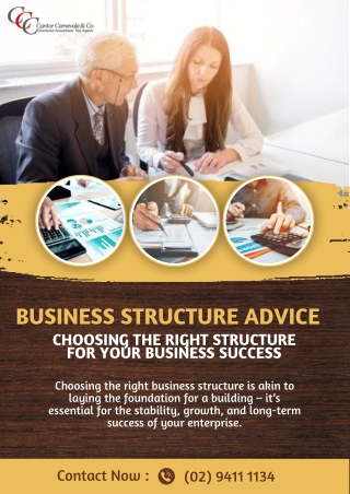 Choosing the Right Structure for Your Business Success