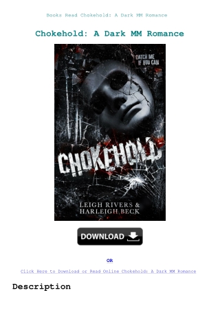 Books Read Chokehold A Dark MM Romance