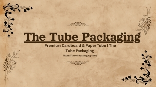 Types of Paper Tubes