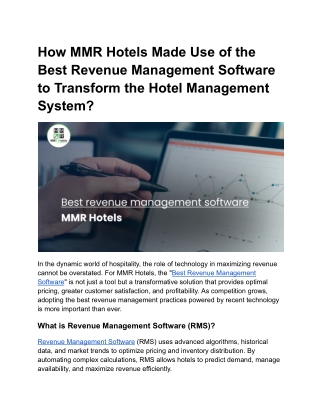 Best Revenue Management Software