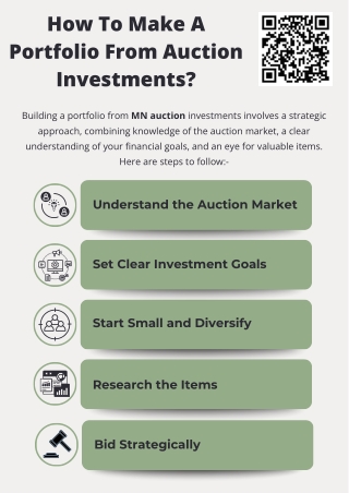 How To Make A Portfolio From Auction Investments?