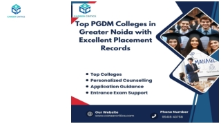 Top PGDM Colleges in Greater Noida with Excellent Placement Records