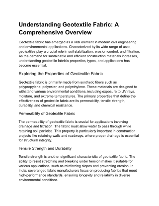 Understanding Geotextile Fabric_ A Comprehensive Overview (1)