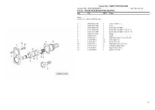 SAME virtus 120 Tractor Parts Catalogue Manual Instant Download (SN zkdy7302w0ts10001 and up)