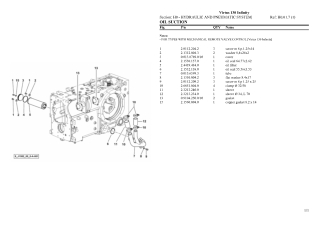 SAME virtus 130 infinity Tractor Parts Catalogue Manual Instant Download