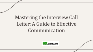Interview Call Letter