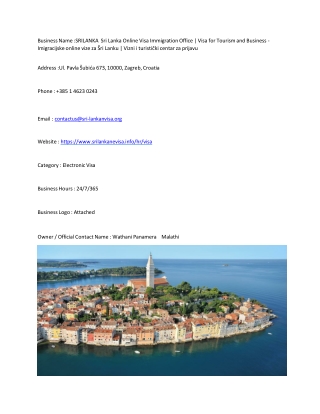 SRILANKA  Sri Lanka Online Visa Immigration Office | Visa for Tourism and Busine